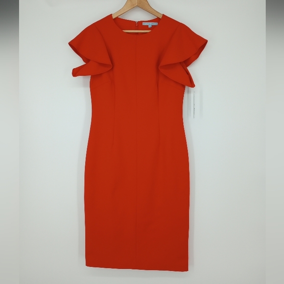 Antonio Melani Diana Sheath Dress in TigerLily - Picture 2 of 7